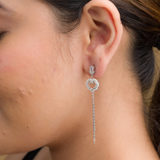 Pearl Dangler Earrings - 925 Silver