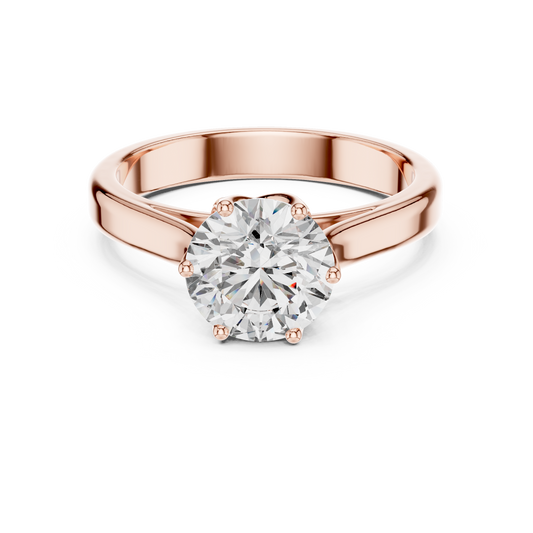 Imperial Spark Solitaire Diamond Ring
