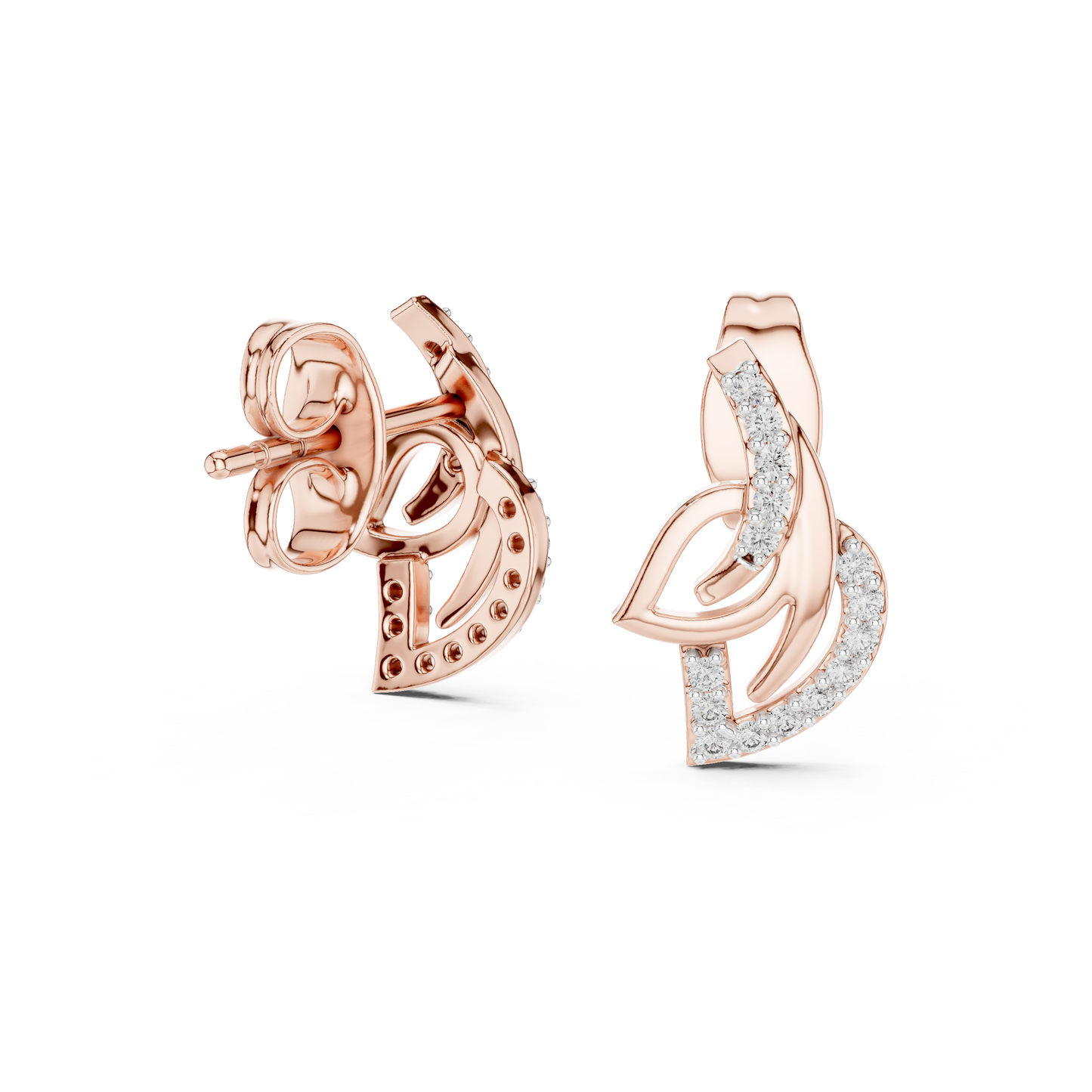 Petite Diamond Stud Earrings