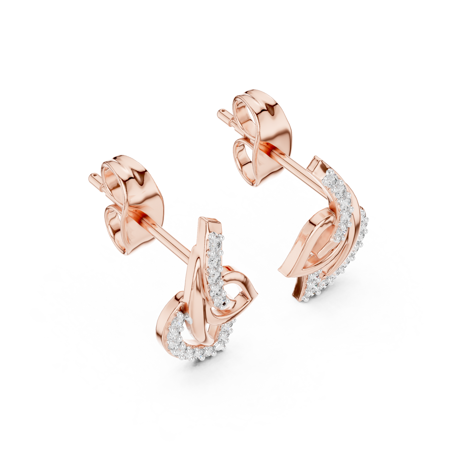 Petite Diamond Stud Earrings