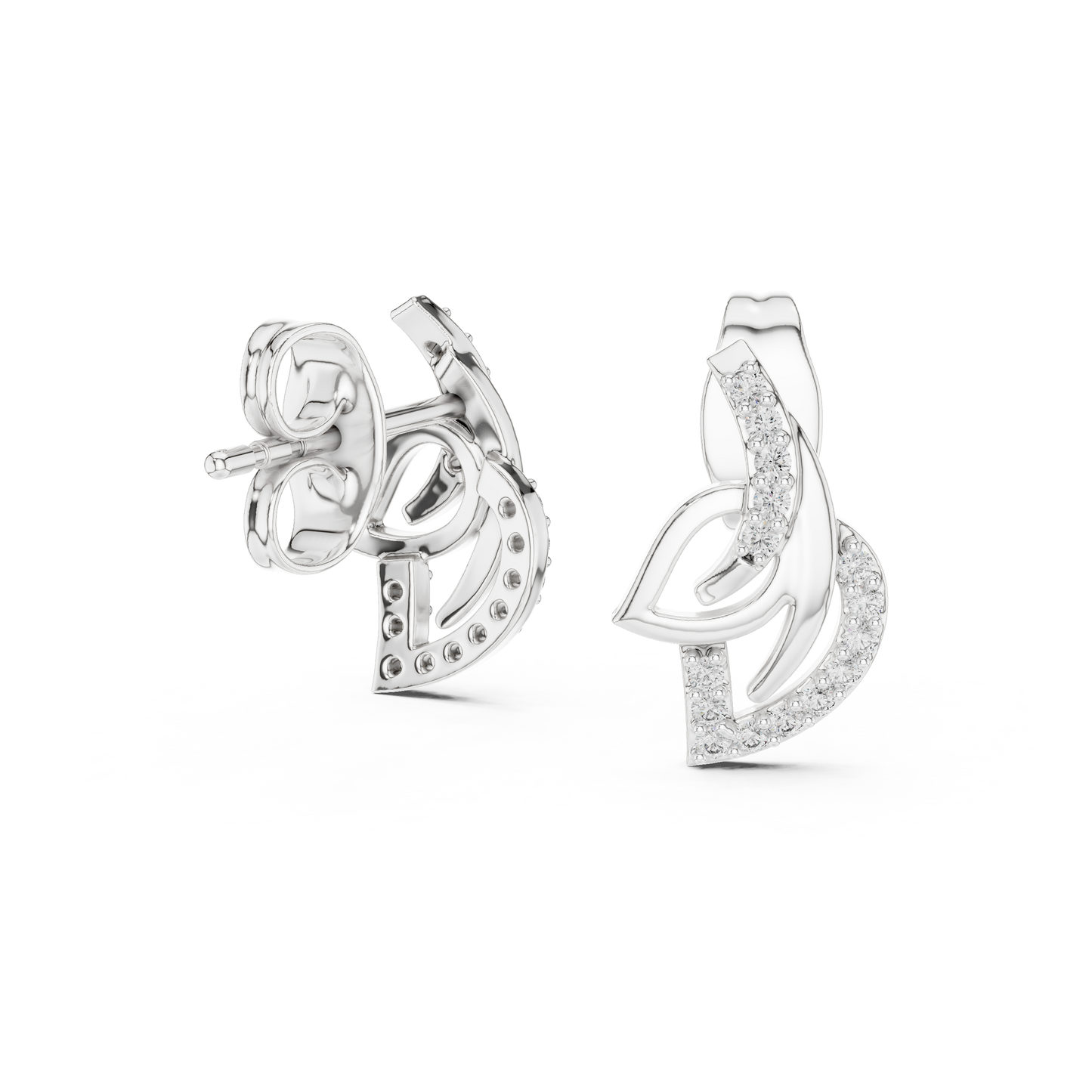 Petite Diamond Stud Earrings