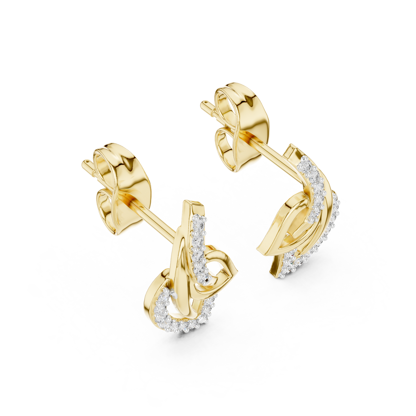 Petite Diamond Stud Earrings
