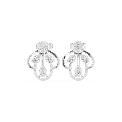 Minimalist Diamond Stud Earrings