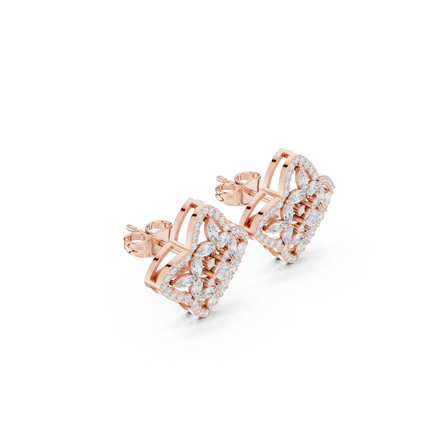 Sparkina Stud Diamond Earrings