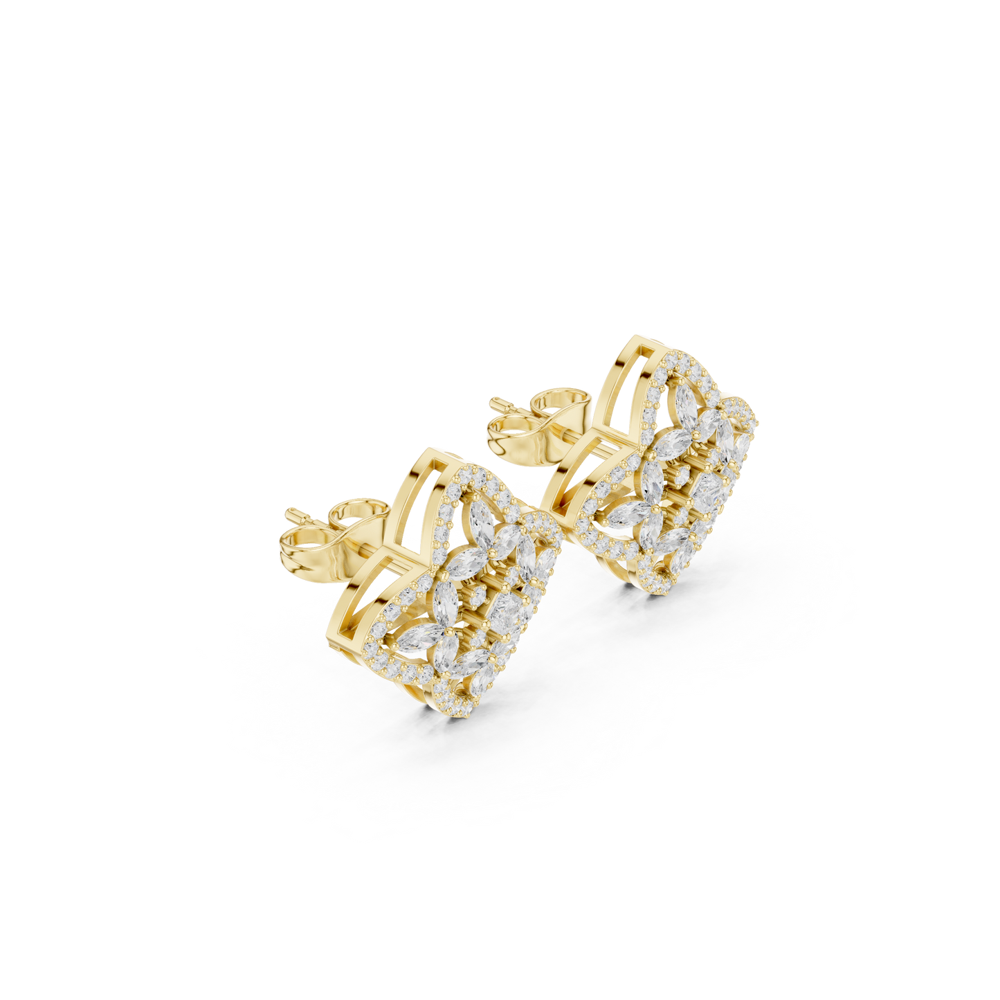 Sparkina Stud Diamond Earrings