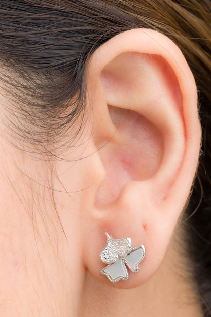 Little Flower Stud Earrings - 925 Silver
