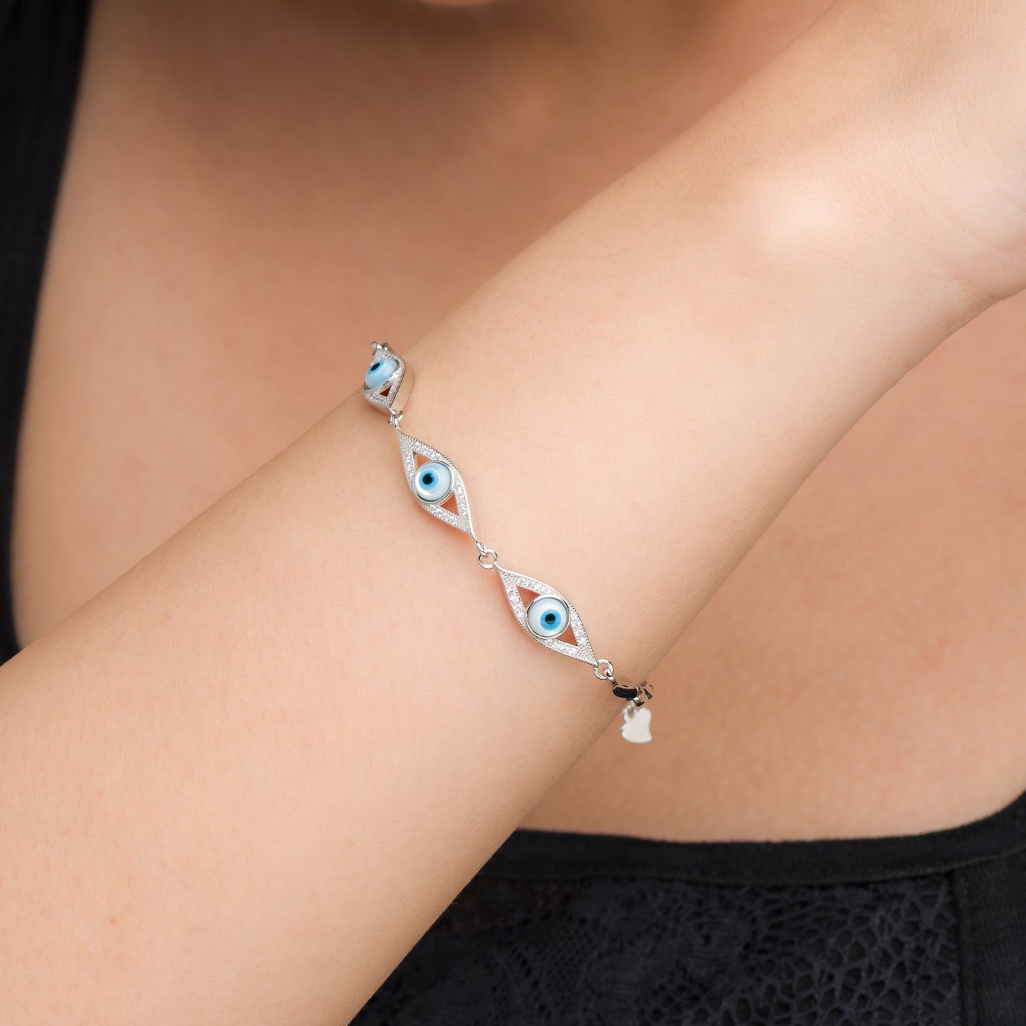 Evil Eye Bracelet - 925 Silver