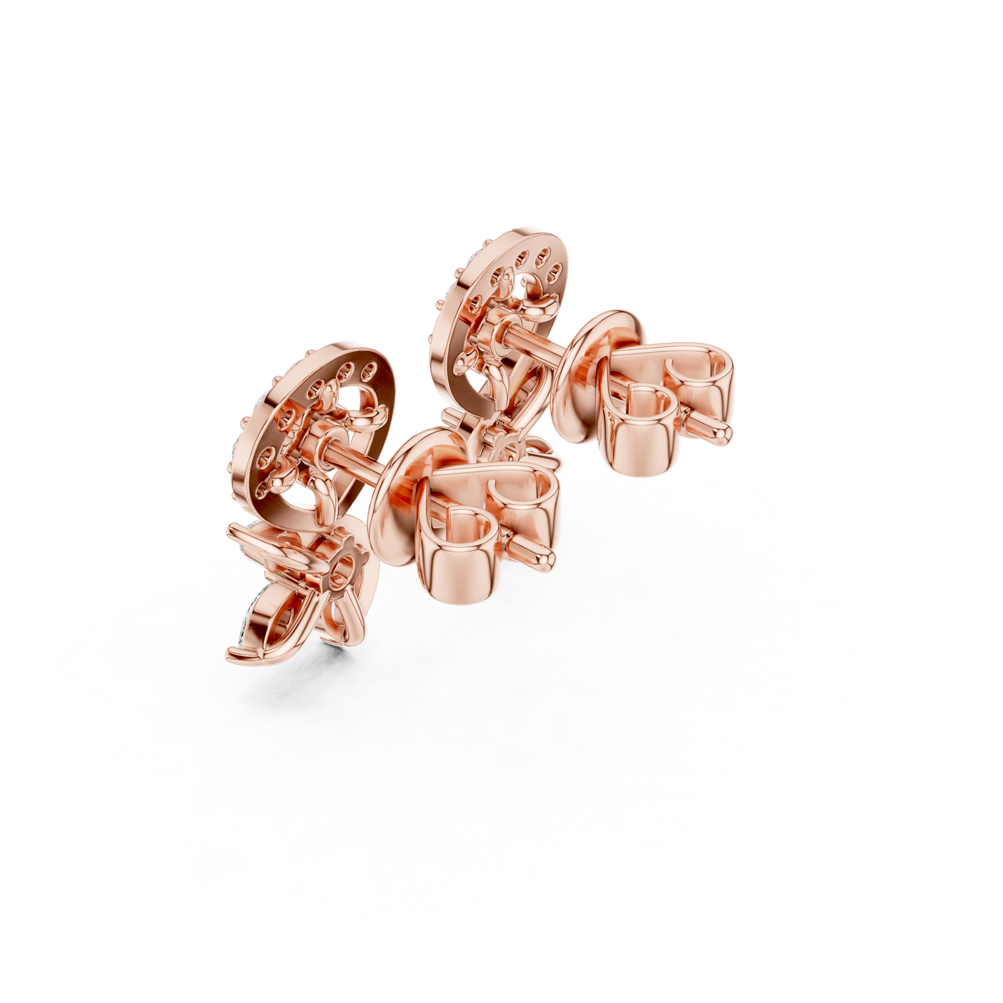 Dazzle Stud Diamond Earrings
