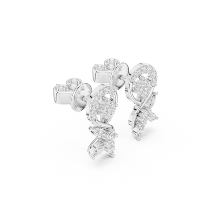 Dazzle Stud Diamond Earrings