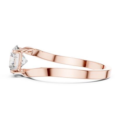 Luminaire Solitaire Diamond Ring
