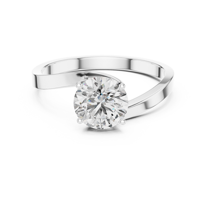 Luminaire Solitaire Diamond Ring