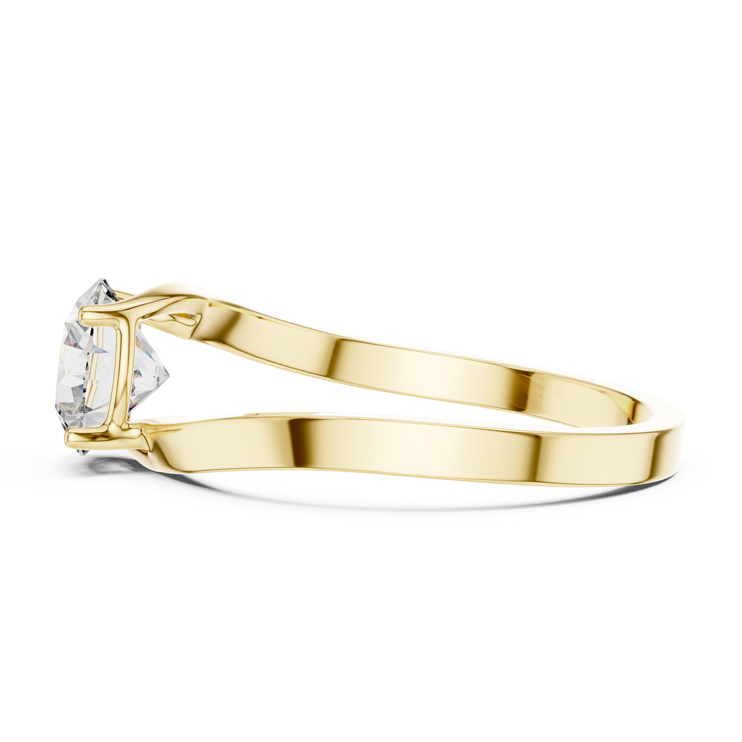 Luminaire Solitaire Diamond Ring