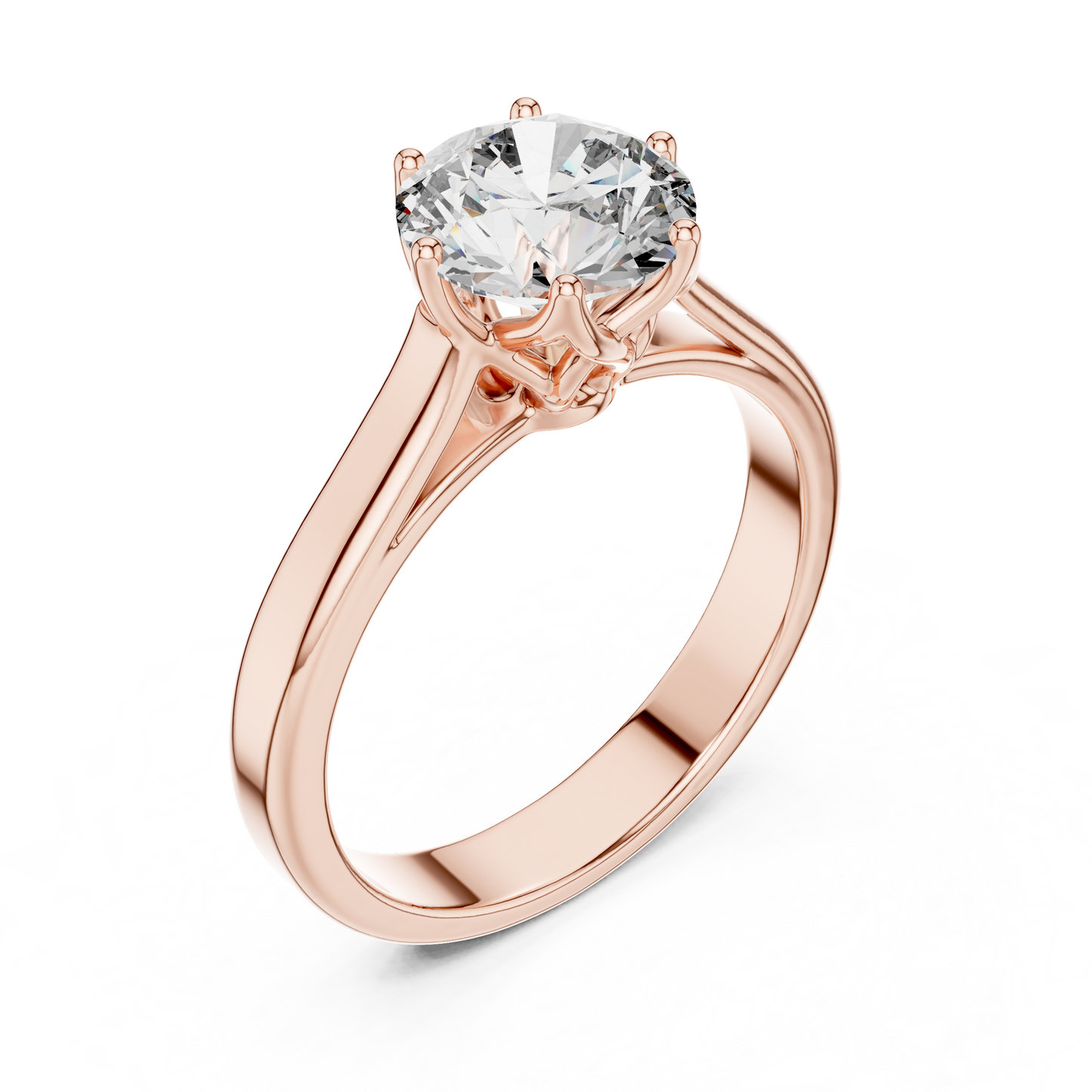 Imperial Spark Solitaire Diamond Ring