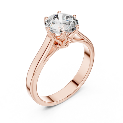 Imperial Spark Solitaire Diamond Ring
