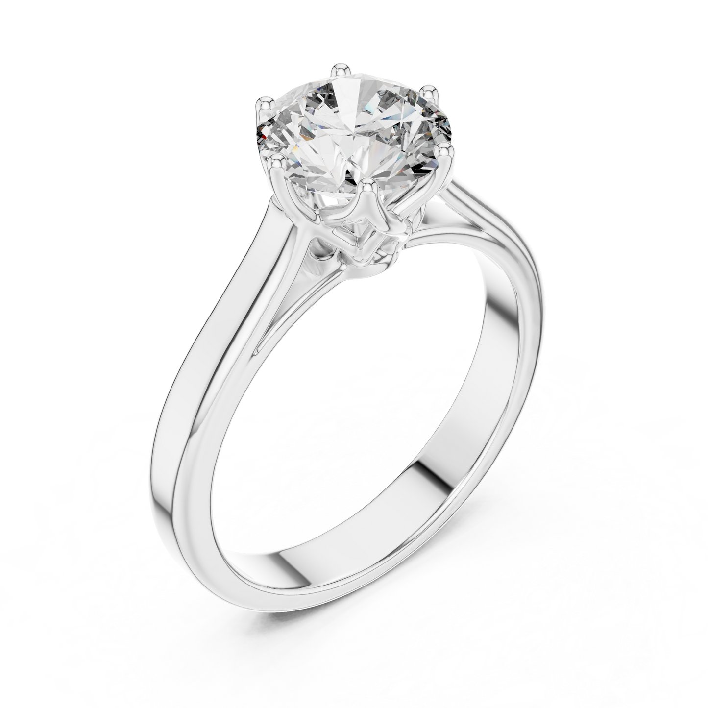 Imperial Spark Solitaire Diamond Ring