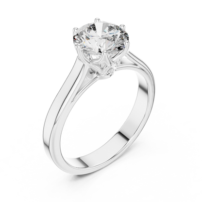 Imperial Spark Solitaire Diamond Ring