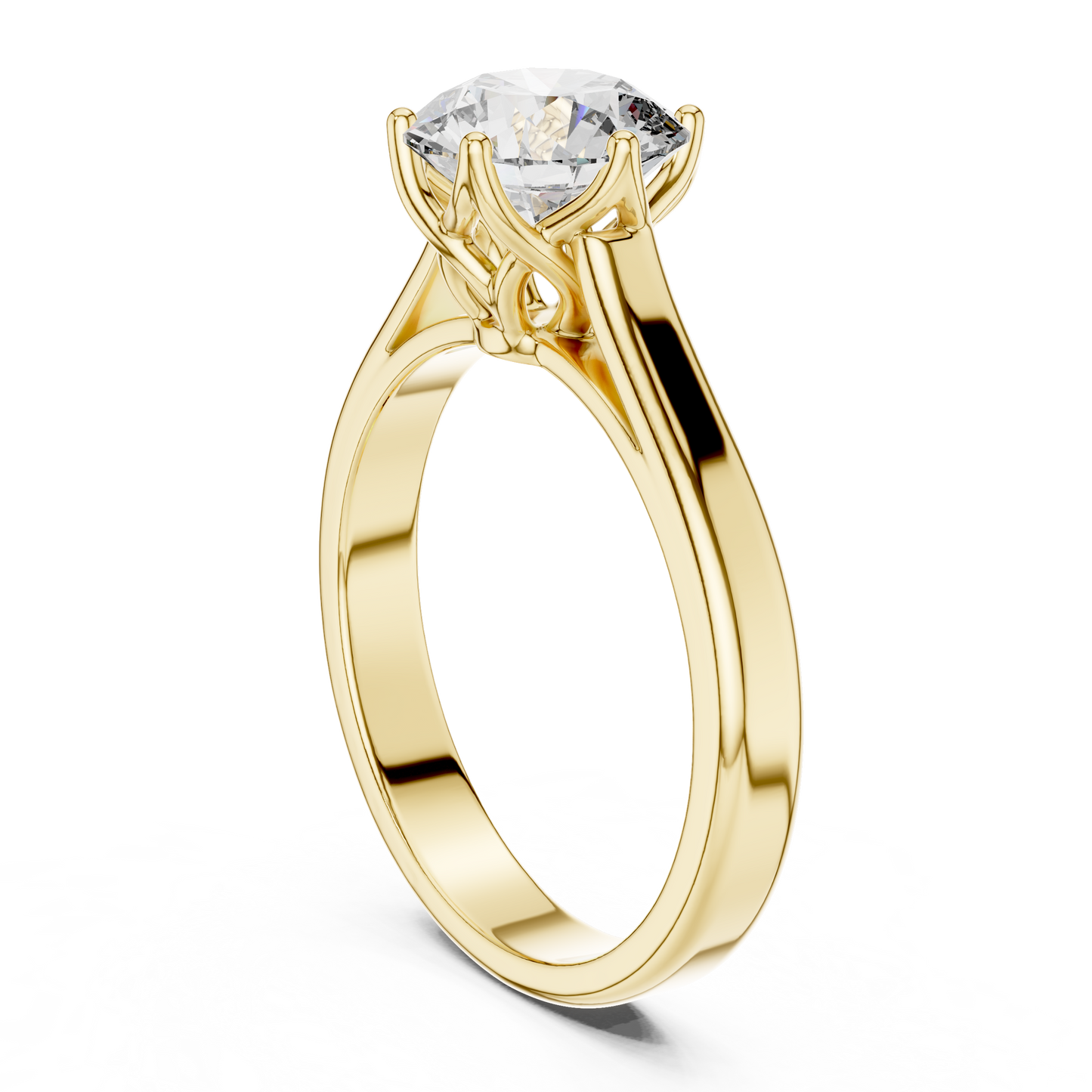 Imperial Spark Solitaire Diamond Ring