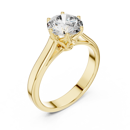 Imperial Spark Solitaire Diamond Ring