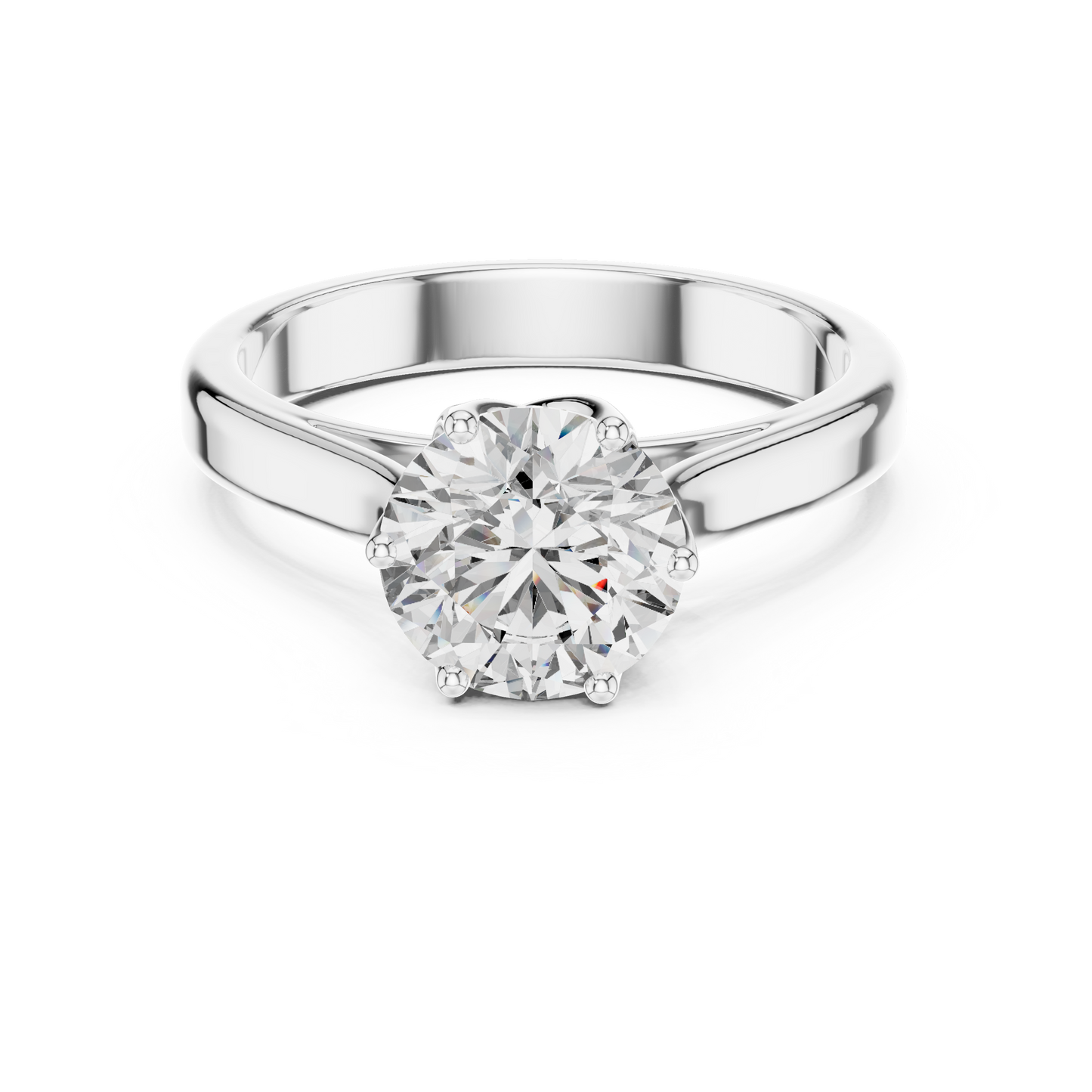 Imperial Spark Solitaire Diamond Ring