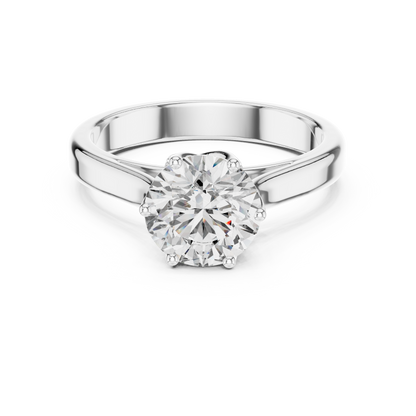 Imperial Spark Solitaire Diamond Ring