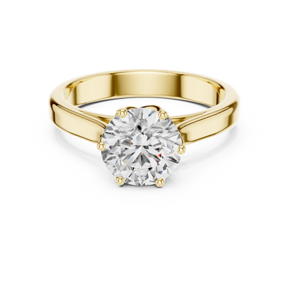 Imperial Spark Solitaire Diamond Ring