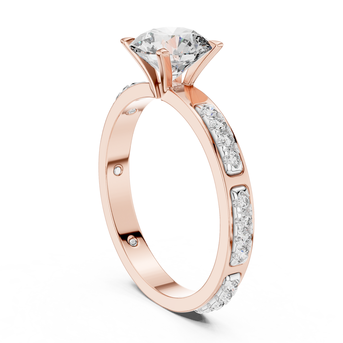 Celestia Solitaire Diamond Ring