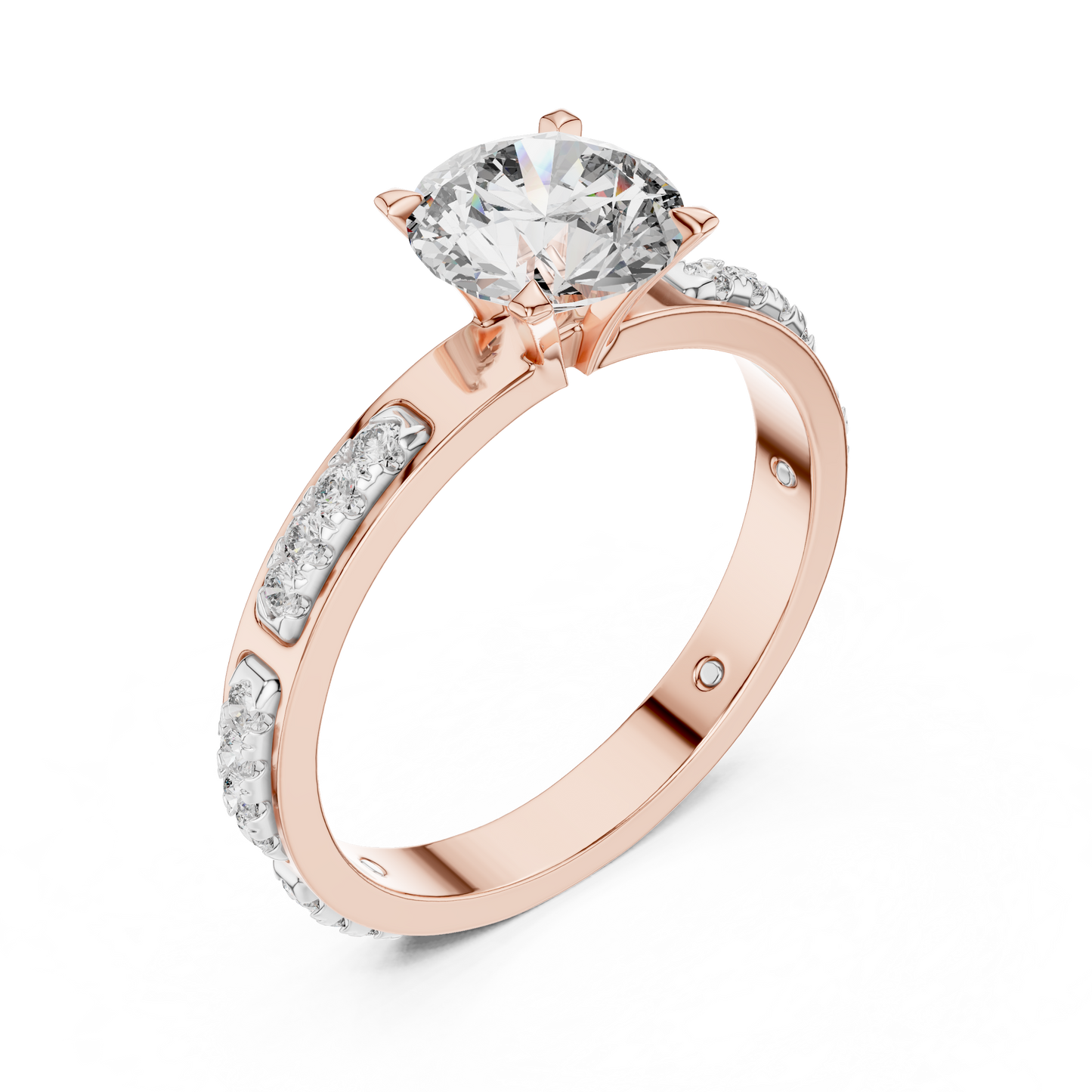 Celestia Solitaire Diamond Ring