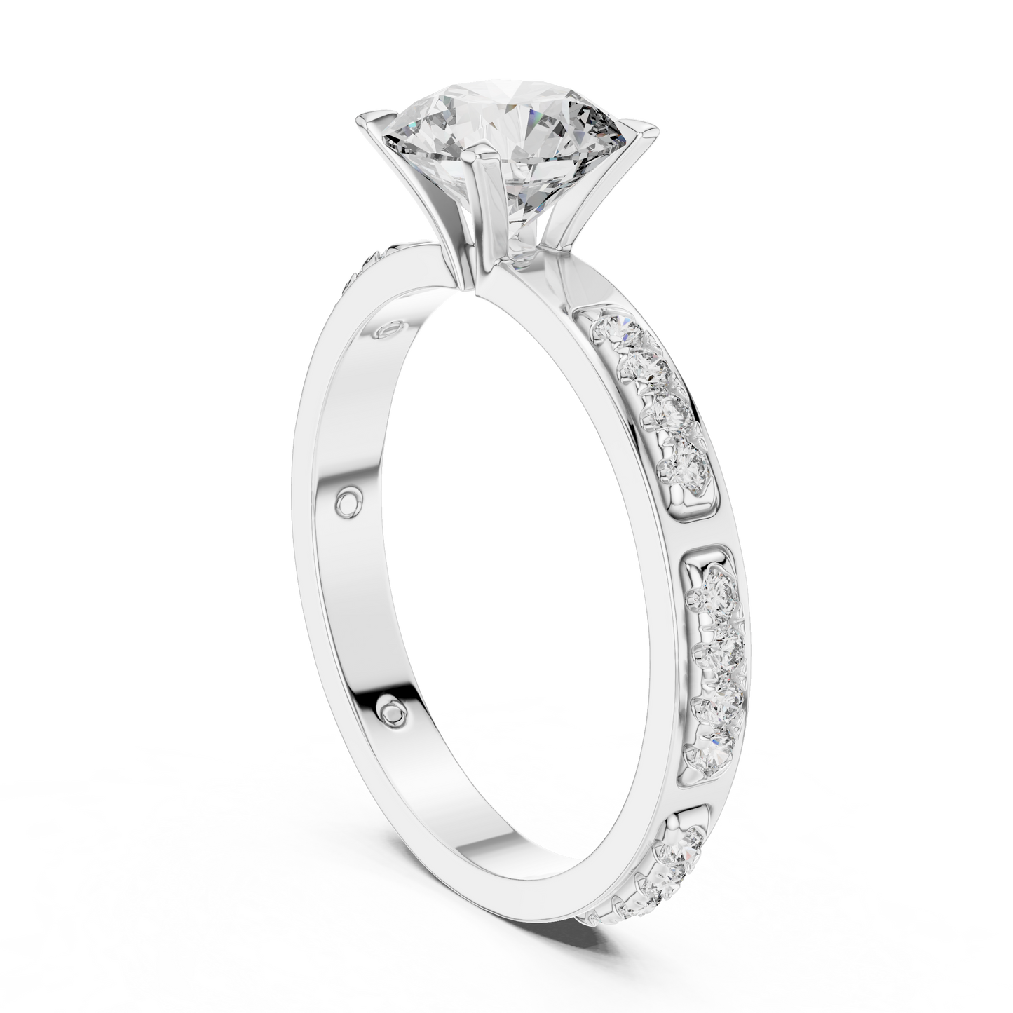Celestia Solitaire Diamond Ring