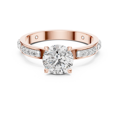 Celestia Solitaire Diamond Ring