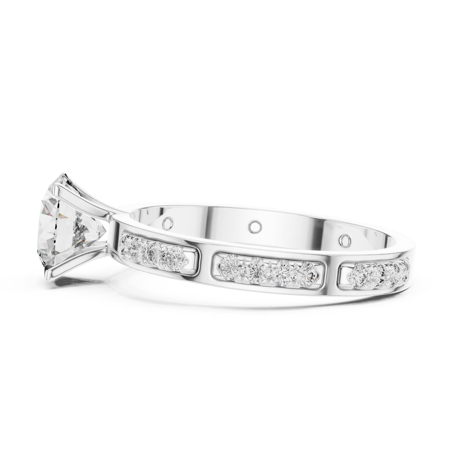 Celestia Solitaire Diamond Ring