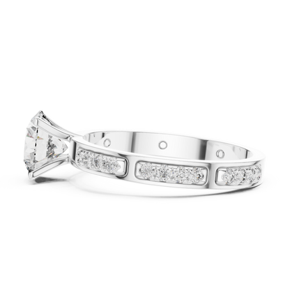 Celestia Solitaire Diamond Ring