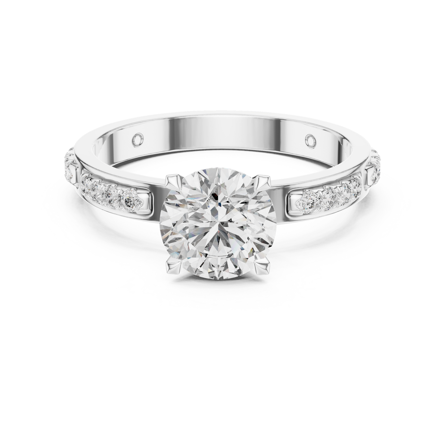 Celestia Solitaire Diamond Ring