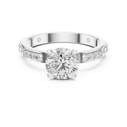 Celestia Solitaire Diamond Ring