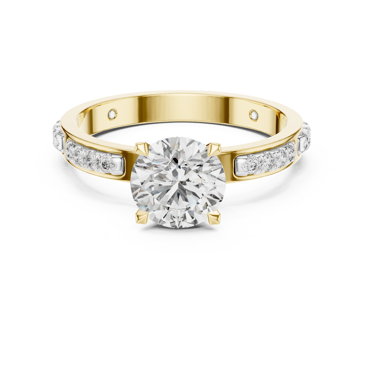 Celestia Solitaire Diamond Ring