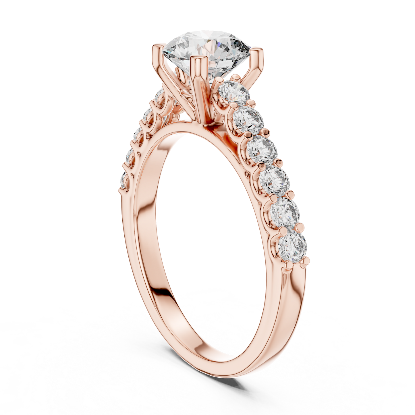 Majesty Bloom Solitaire Diamond Ring