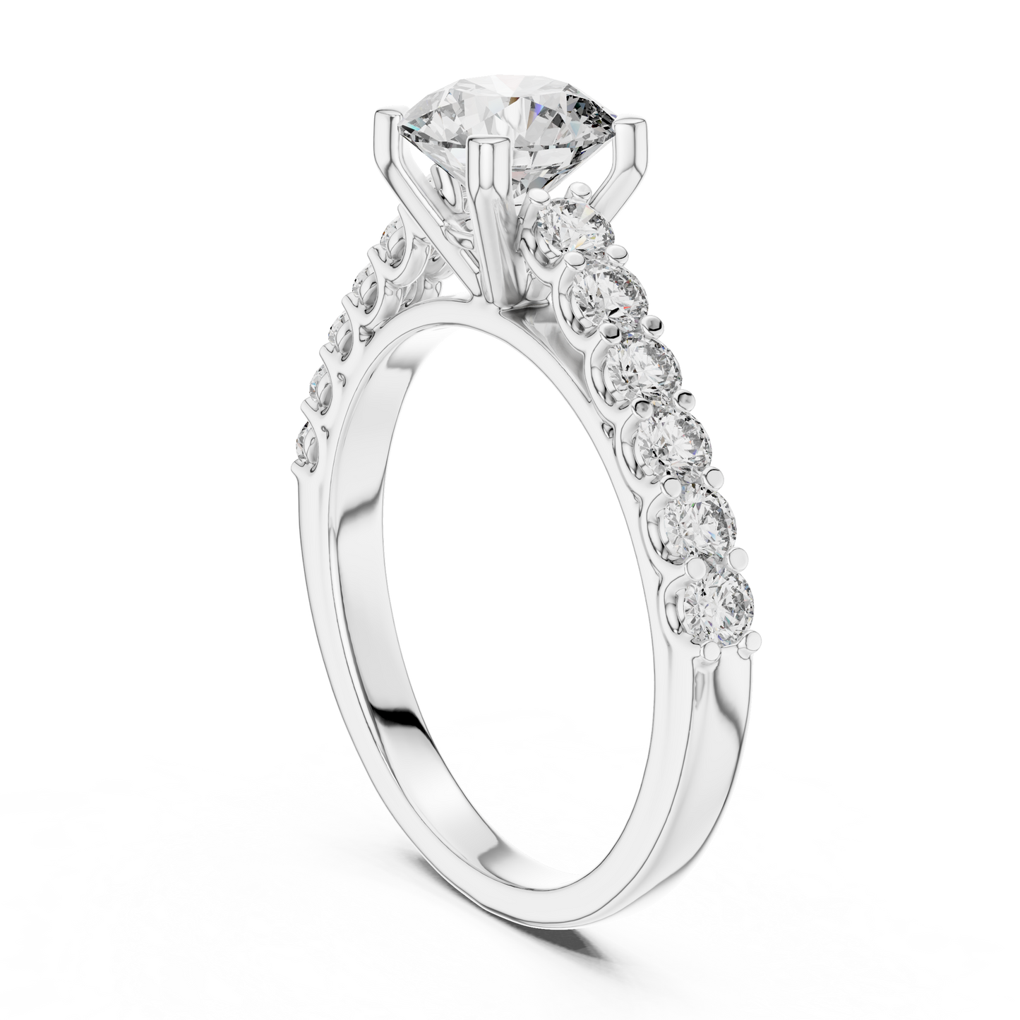 Majesty Bloom Solitaire Diamond Ring