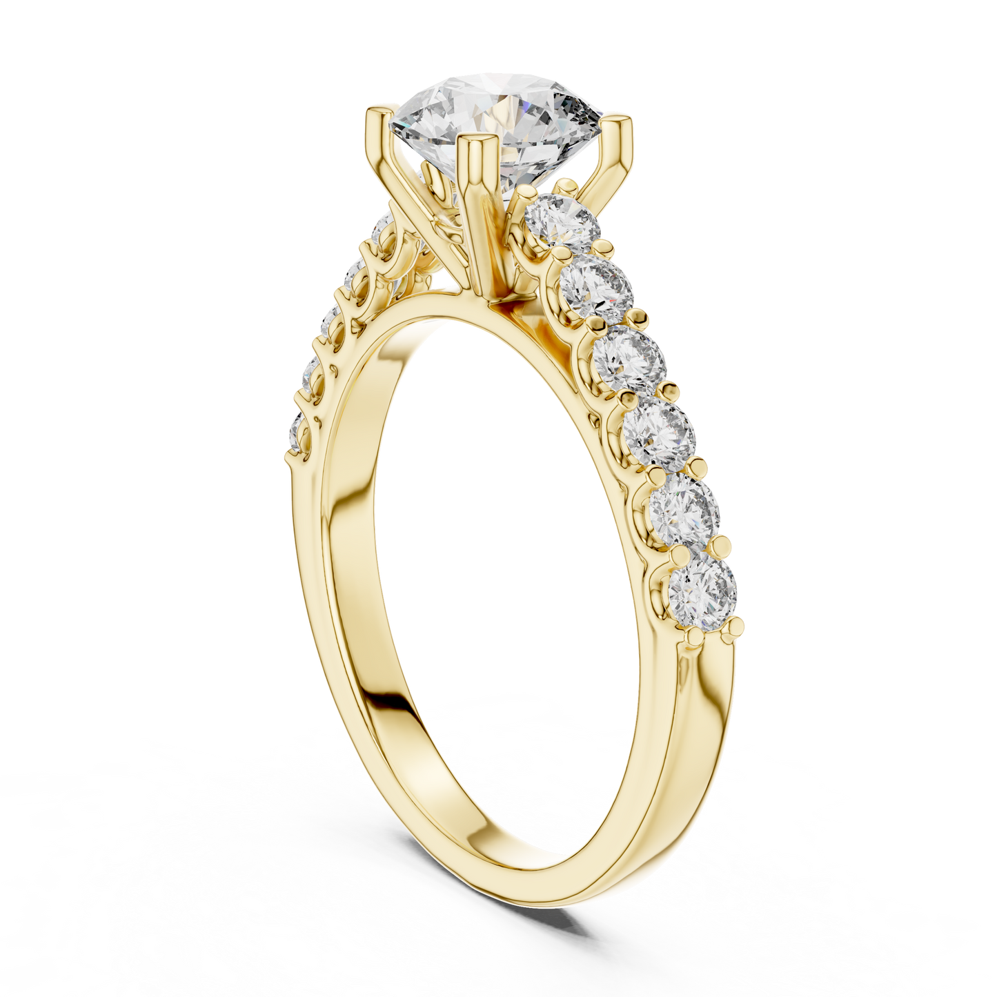 Majesty Bloom Solitaire Diamond Ring