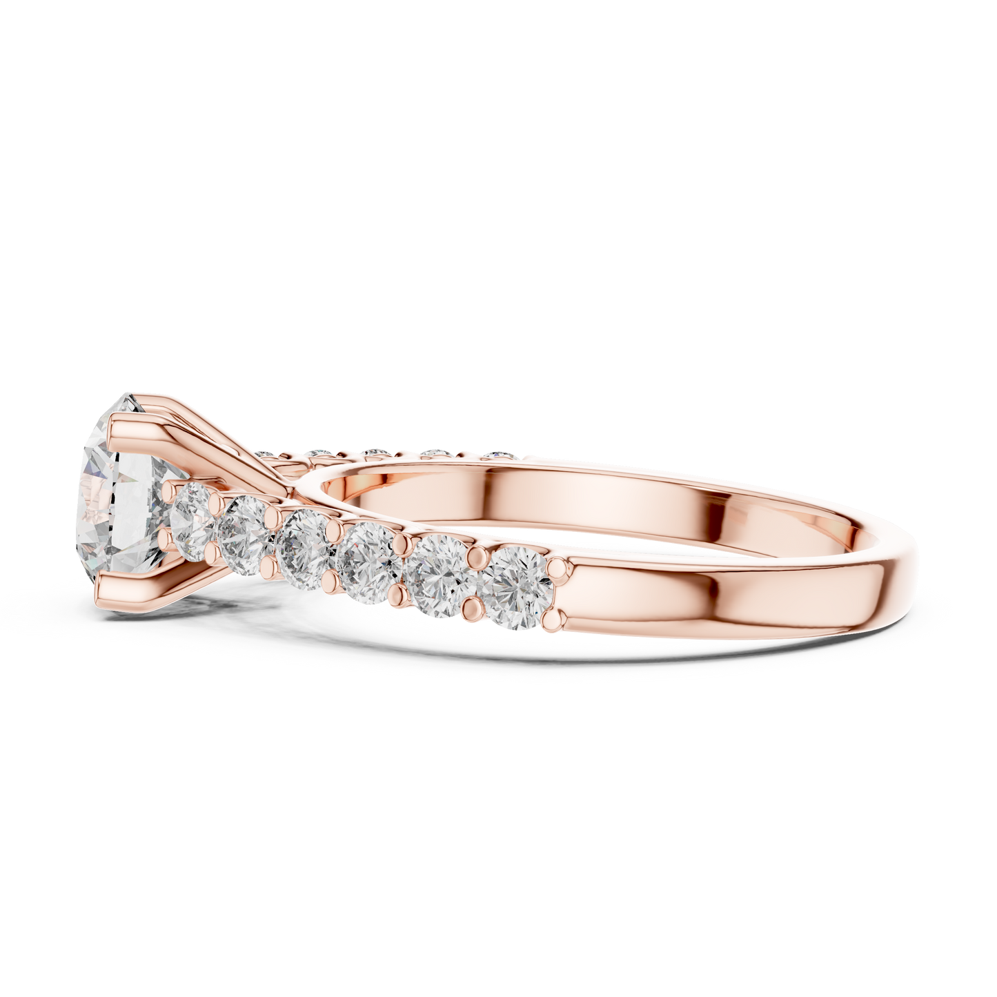 Majesty Bloom Solitaire Diamond Ring