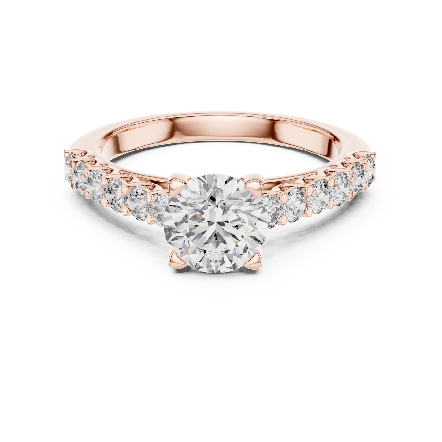 Majesty Bloom Solitaire Diamond Ring