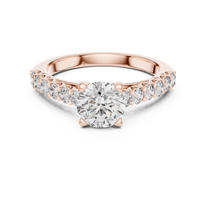 Majesty Bloom Solitaire Diamond Ring