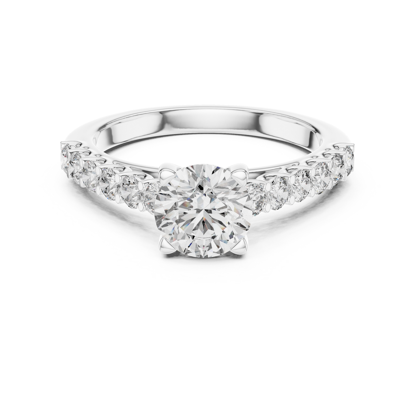 Majesty Bloom Solitaire Diamond Ring