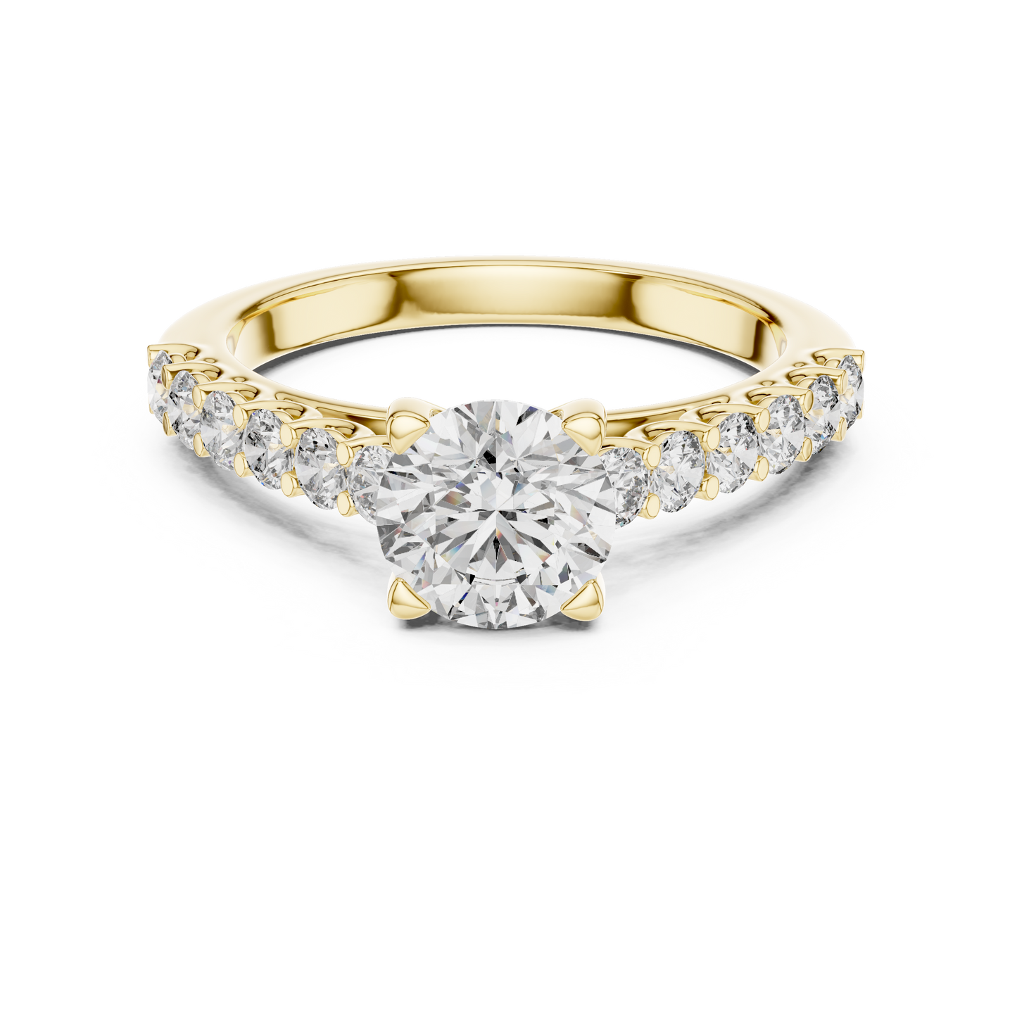 Majesty Bloom Solitaire Diamond Ring