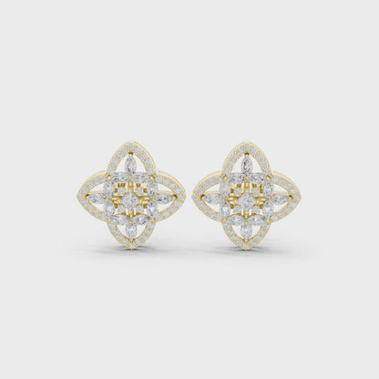 Sparkina Stud Diamond Earrings