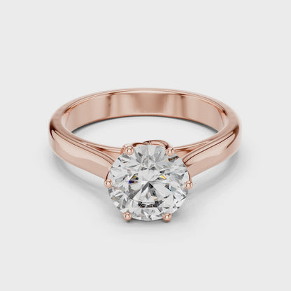 Imperial Spark Solitaire Diamond Ring