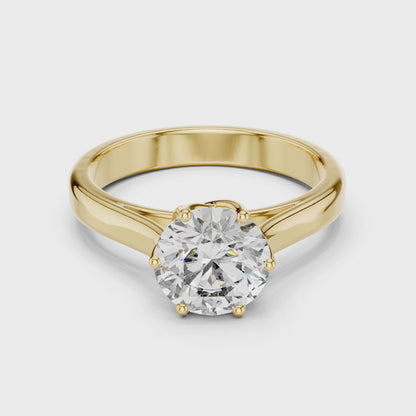 Imperial Spark Solitaire Diamond Ring